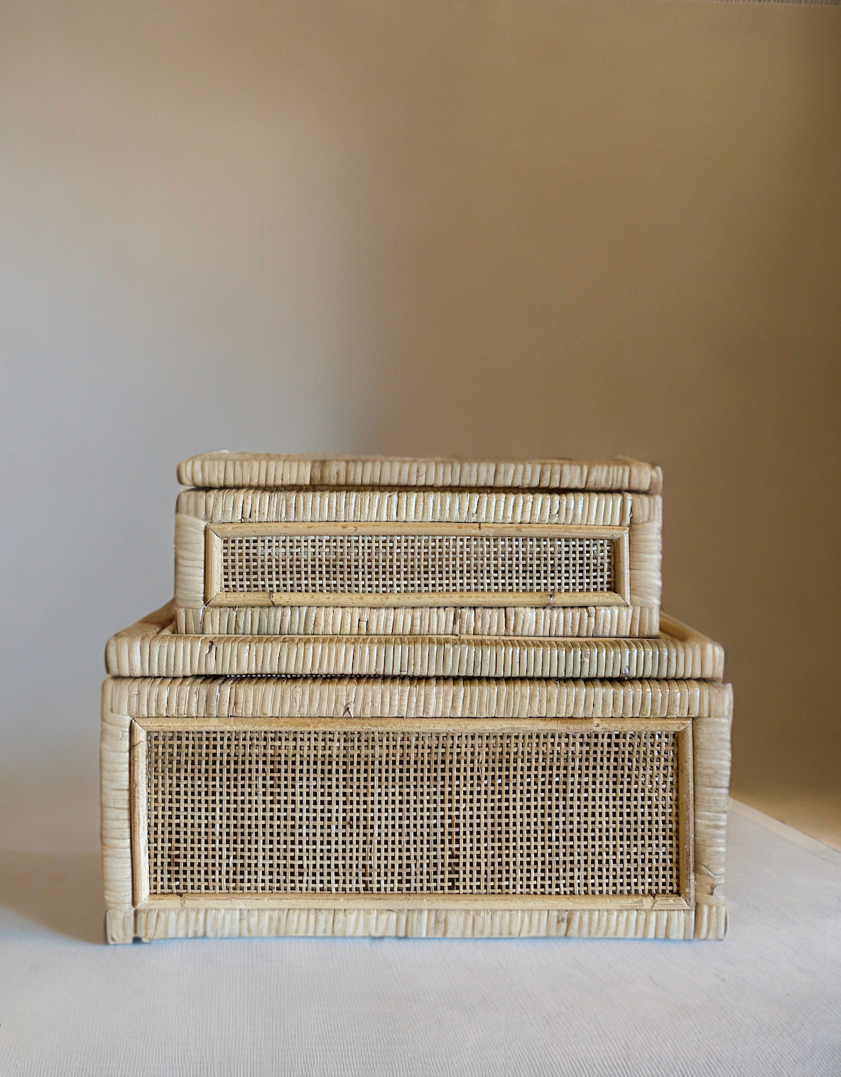 Rattan Display Box with Natural Cane – The Nami Collection