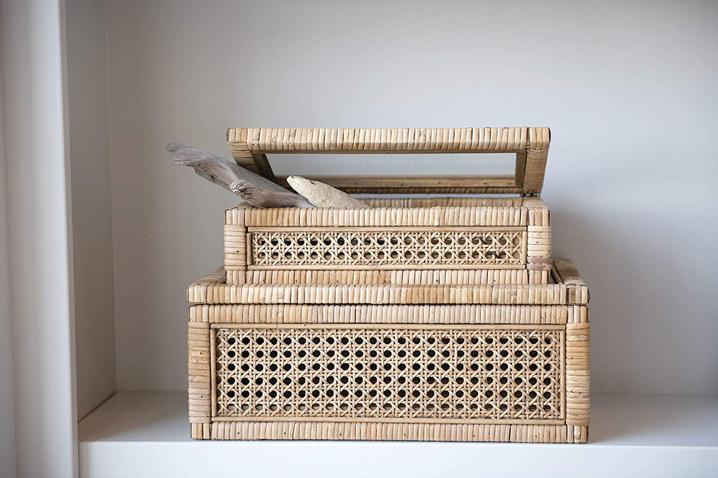 Rattan & Cane Display Boxes