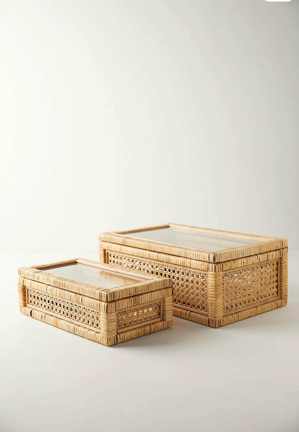 Rattan & Cane Display Boxes