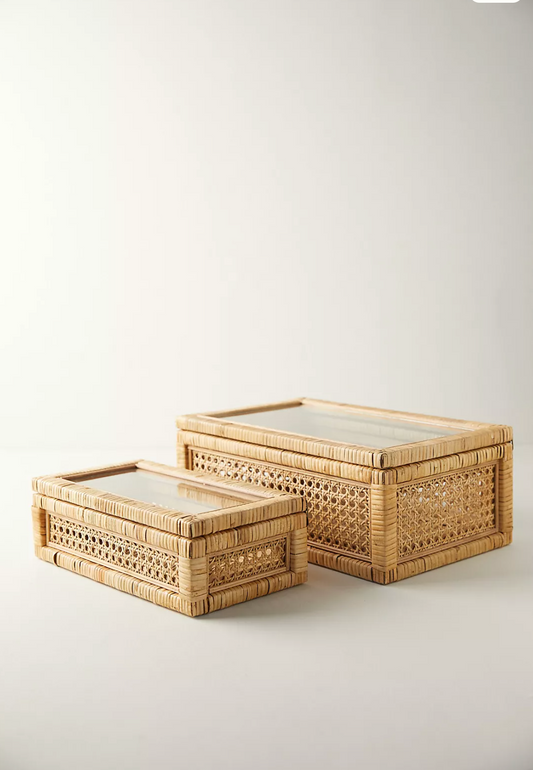 Rattan & Cane Display Boxes